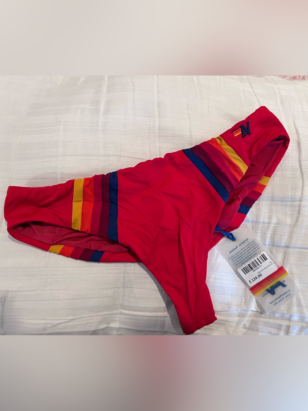 Aviator Nation Womans XS red bikini bottoms - brand new
